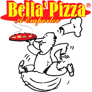 Logo de bella pizza