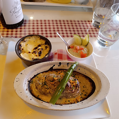 Plat servi chez Le Bouchon Eric, photographié par Corinne Chap.